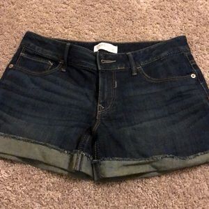 Express jean shorts